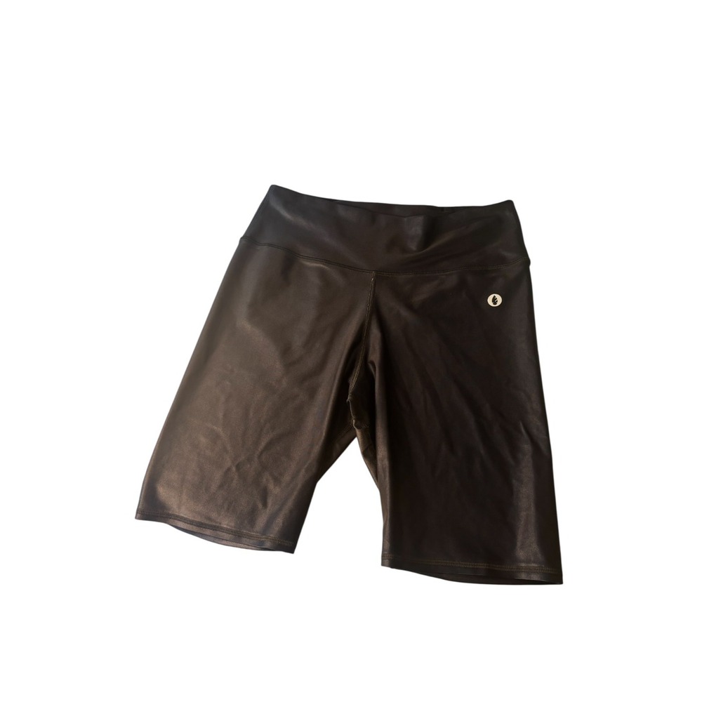 Dona Jo Compress Biker Shorts Black‎ High Performance Activewear Elastic Size 2
